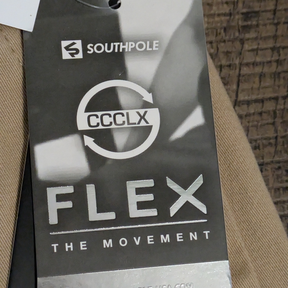 NWT Southpole FLEX Men's XL Joggers Deep Khaki Stretch Twill Pants The Movement - Picture 5 of 13
